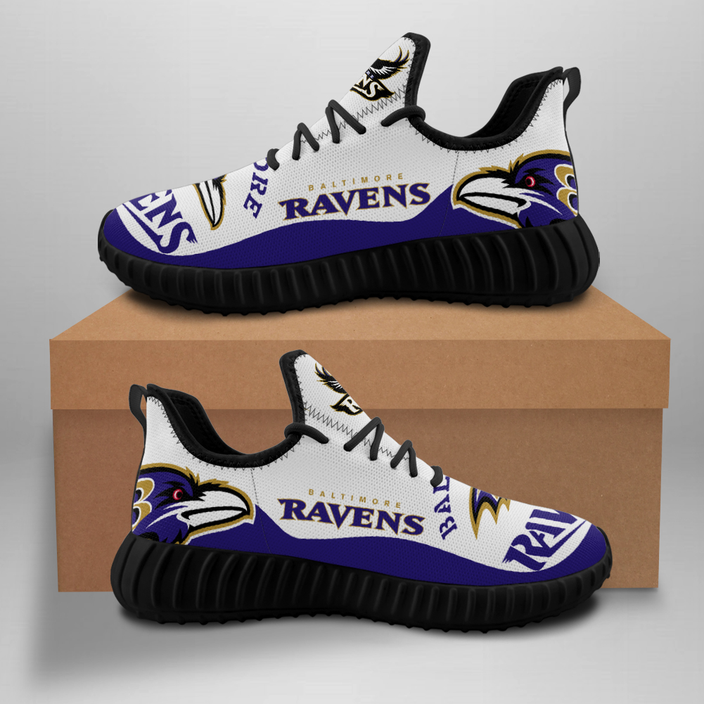 Baltimore Ravens Mesh Knit Sneakers NFL Sport Teams Top Branding Trends 2020 US9