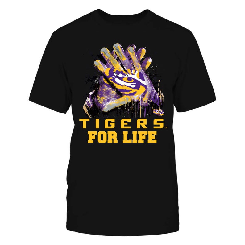 Lsu Tigers T-shirt - For Life - Gildan Unisex T-shirt - Louisiana - Free Shipping - Officially Licensed Fashion Sports Apparel